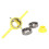Pipe Thread Cutting Tool PVC Thread Maker NPT Round Tool Set Pipe Threader Plumbing Tool, PVC Thread Tool 6