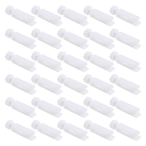 30Pcs Vertical Blind Stem Replacement White Stems for Vertical Window Blind Vertical Blind Carrier Stem