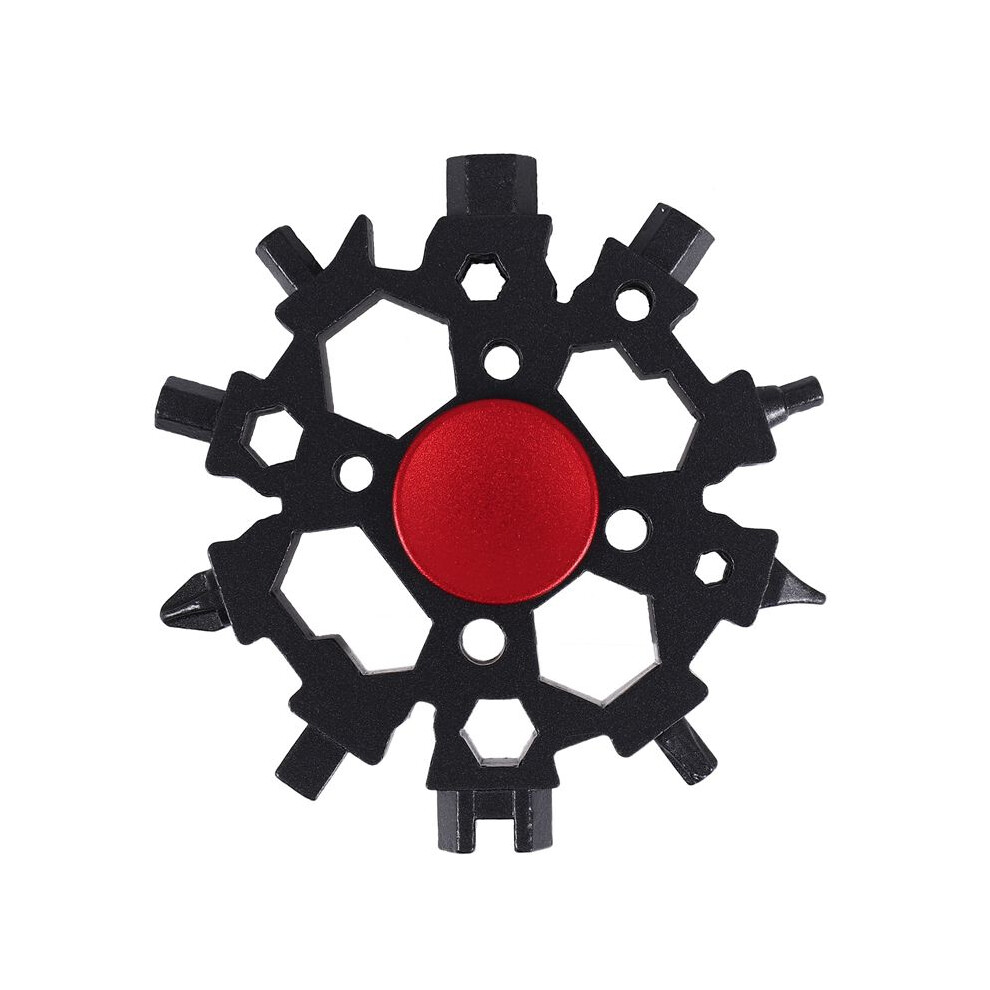 22-In-1 Snowflake Multitool Carbon Steel Snowflake Standard Multitool, Snowflake Wrench Gifts For Men B 4711947179679