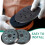 2Pcs Replacement Sander Base Pads Round Hook and Loop Backing Pad Orbital Sander Replacement Pad 125mm 8 Hole 6