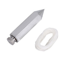 Bob à Plomb en Acier Hexagonal Bob à Plomb de Niveau GéNéRal avec RéGlage de Niveau Droit Messenger de 4,5 M pour les Arpenteurs, L'Excavation