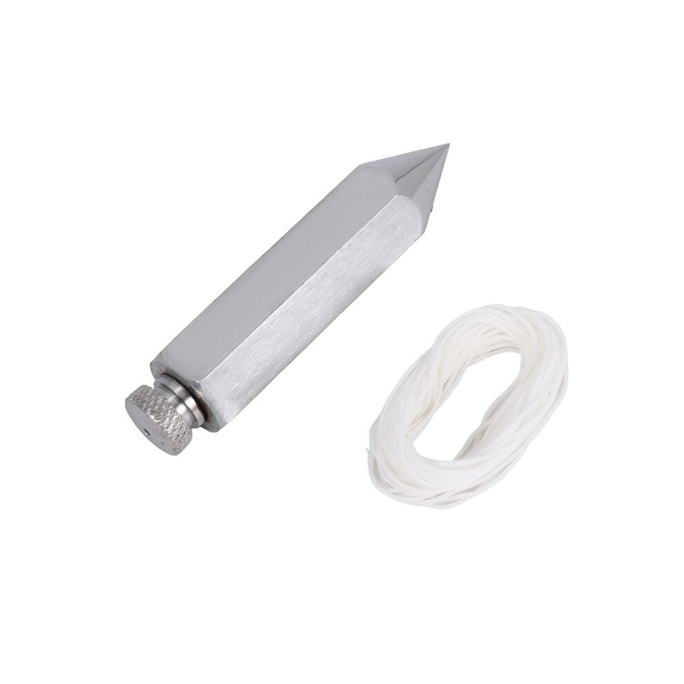 Photos - Other Hand Tools Hexagon Steel Plumb Bob General Level Plumb Bob with 4.5 M Messenger Straight Level Setter for Surveyors, Excavation
