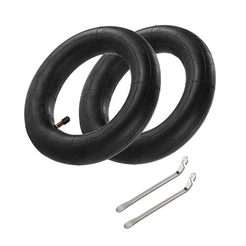 2 PeçAs para  M365 8 1/2 Câmara de Ar, Pneus de Scooter EléTrica Roda de 8,5 Polegadas com 2 Trocadores de Pneus, VáLvula ReforçAda