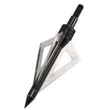 18 Pcs Metal Hunting Archery Broadheads 100 Grain 3 Blades Blades Arrowheads Compatible with Crossbow and Compound Bow