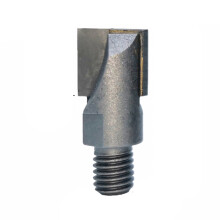 1 Pieza Fresa de VáStago de 10MM, Fresa de Limpieza para Tallado de Madera, Broca de Fresadora Inferior, Cuchillo Inferior en Espiral Roscado (16Mm)