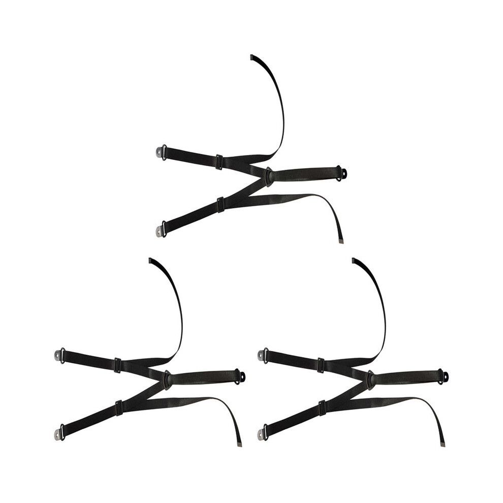 Brecantia Adjustable Tv Safety Straps, No-Drill Anti-Tip Furniture Anchors For Baby Proofing, Flat Screens Fix To Wall 3Pc
