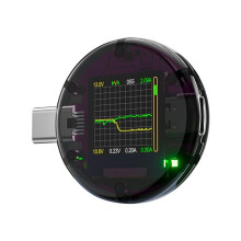 Testador USB 48V Tipo-C Detector PD Amperímetro Digital de Tensão Medidor de Capacidade Do Banco de Potência Detector de Amper