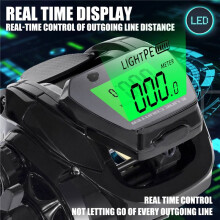 Electronic Baitcasting Fishing Reel LED Screen High Speed 7.2:1 10Kg Saltwater Waterproof Cast Drum Wheel Casting-Right
