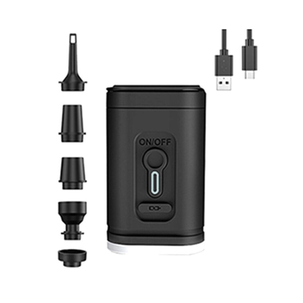 Electric Air Pump With Lights Wireless Air Compressor Usb Charging Inflator/Deflator Pumps For Outdoor Camping -A 4712443562026
