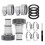 Pool Hose Adapter with Clamp Washer 2 Types Conversion Connector Replacement Pool Hose Adapter for  Threaded 1
