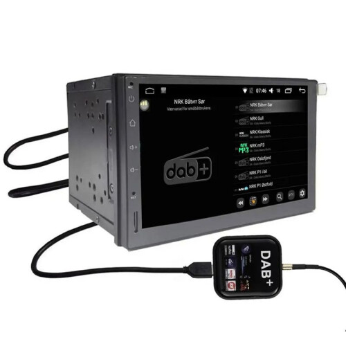 DAB + USB Android Car Radio Tuner Window Antenna Navigation APP Control Kit Universal DAB USB Dongle Digital 1