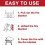 4PCS Emergency Fire Blanket, Fire Blanket, Fire Suppression Blanket for Kitchen, Grill, Fireplace (59Inch X 59Inch) 2