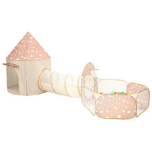 Kids Tent with Tunnel for Baby Toddlers Comfortable Tent with Pit Multipurpose Party