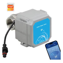 Tuya Wifi Water Valve Intelligent Shut Off Open Rate 0% to Garden Life Faucet Automation Controller DN25
