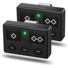 2 Pcs for Gate Opener Remote Automatic Premium 5-Button Transmitter for Model AXS1,AXP1,AXR1