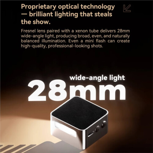 ZT08  TTL Flash Light for  Quick Release Hot Shoe DSLR/Mirrorless Camera Fill Light -Camera Speedlite Silver 2