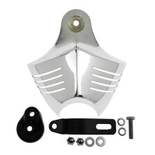 Motorcycle Horn Cover Filter Cover Carburetor Cover for Dyna Softail Sportster Electra Road King Street Glide B