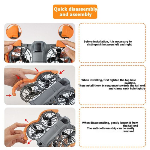 Drone Protection  for  NEO Anti‑Collision Propeller Guard Floating Safety Frame Accessories B 1