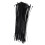 100pcs Zip Wrap TIES Cable Ties Wire Straps PLASTIC Hook Self-Locking Nylon Main Color: Black Size: 4X300mm 1