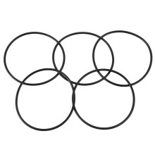 5 Pieces Flexible Rubber O-Rings Sealing Ring Black 90 x 83.8 x 3.1mm