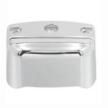 Motorcycle Rear Brake Master Cylinder Cover for Heritage Softail Low Riders FLST 00-17 Touring Road King FLHT