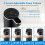350ml Multifunctional Automatic Soap Dispenser Touchless Foam Dispenser 4 Level Wall Mount Hands Free Auto 2