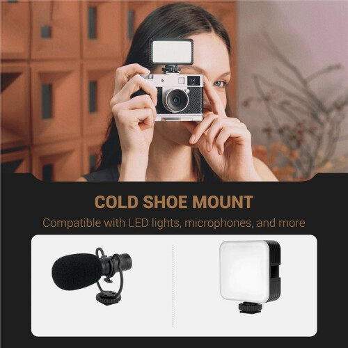 Upgrade Thumb Grip for  X Half , Cold Shoe Mount Attachment for LED Light Microphone, Half Thumb Rest Support B 2