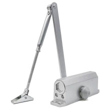 40-60KG Closing Automatic Door Closer Hydraulic Adjustable Speed Positioning Door Stop Protective Door Holder Hardware
