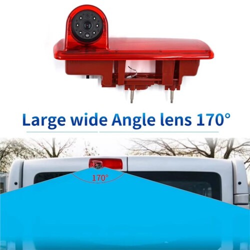 High Brake Light Reversing Image Camera Rear View Camera IR Night Vision Backup Camera for  Vivaro  Trafic 2