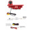 High Brake Light Reversing Image Camera Rear View Camera IR Night Vision Backup Camera for  Vivaro  Trafic 7