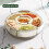 Round, Rotatable, Six-Compartment Refrigerator Storage Box, Picnic Fruit Storage Box, Kitchen Condiment Storage Box 5