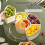 Round, Rotatable, Six-Compartment Refrigerator Storage Box, Picnic Fruit Storage Box, Kitchen Condiment Storage Box 4