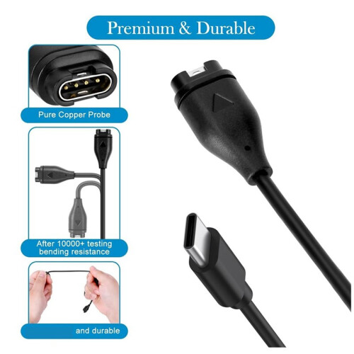 2 Pack USB C Charger for  Watch Charger, Data Sync Charging Cable USB-C Cable 2