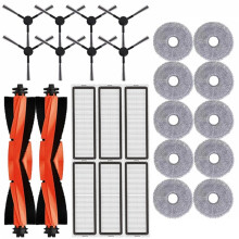 For Robot Vacuum S20+ / S10 / B108GL / B105 Parts Accessories Main Side Brush Hepa Filter Mop Cloth Pads