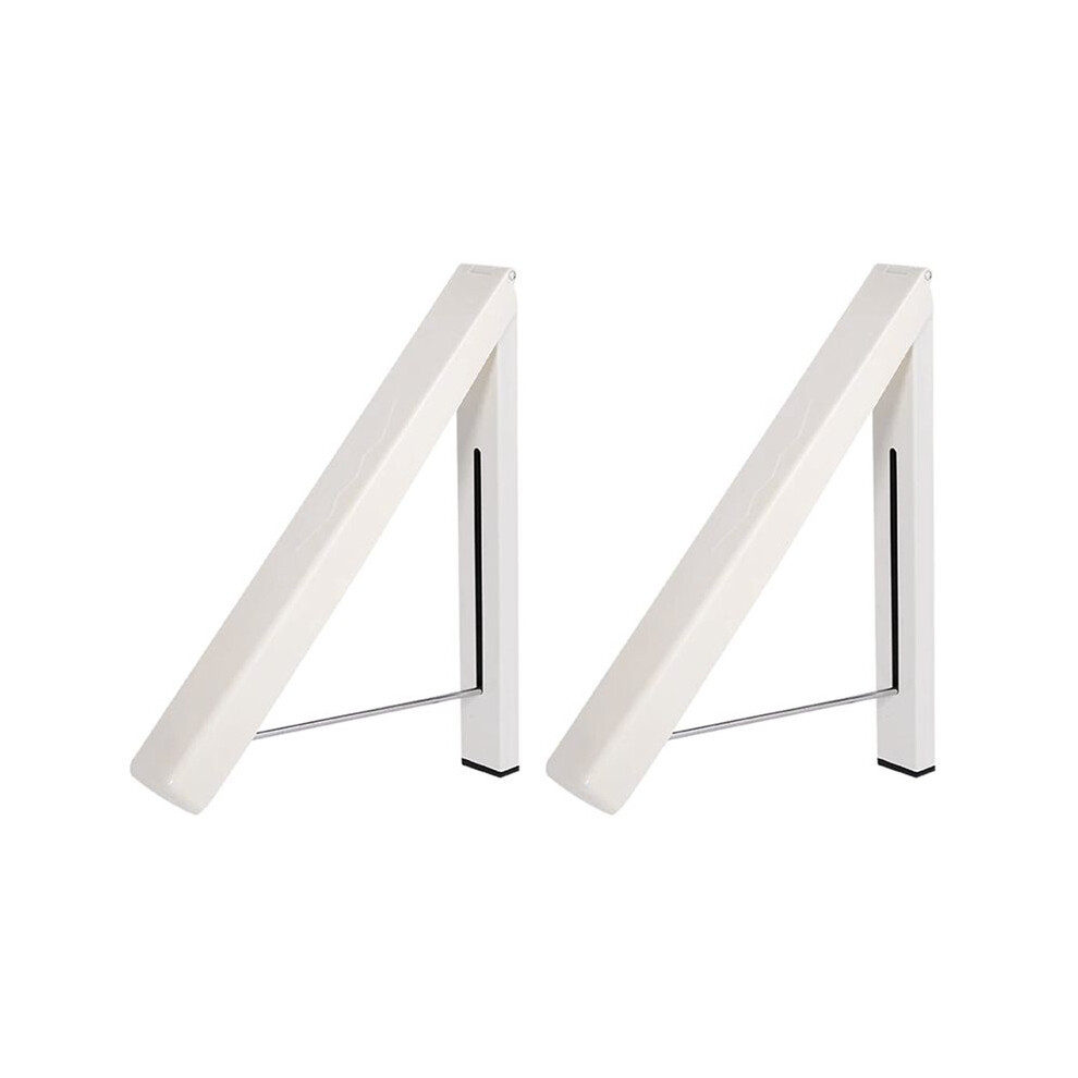 Saudism Folding Clothes Hanger Space Saving Clothes Rack Invisible Clothes Storage Hanging Rack For Laundry Room Bathroom.