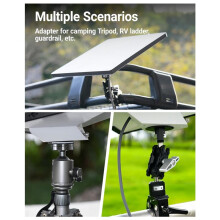 For Starlink  Tripod Adapter Mount 1/4"-20, 3/8"-16 Threaded Fits Quick-Release Plate, Clamp