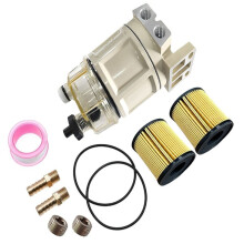 Upgrade R12H Fuel Water Separator Marine Removable Filter Cartridge Replaces S3240 120AT NPT ZG1/4-19 Spin- Filter