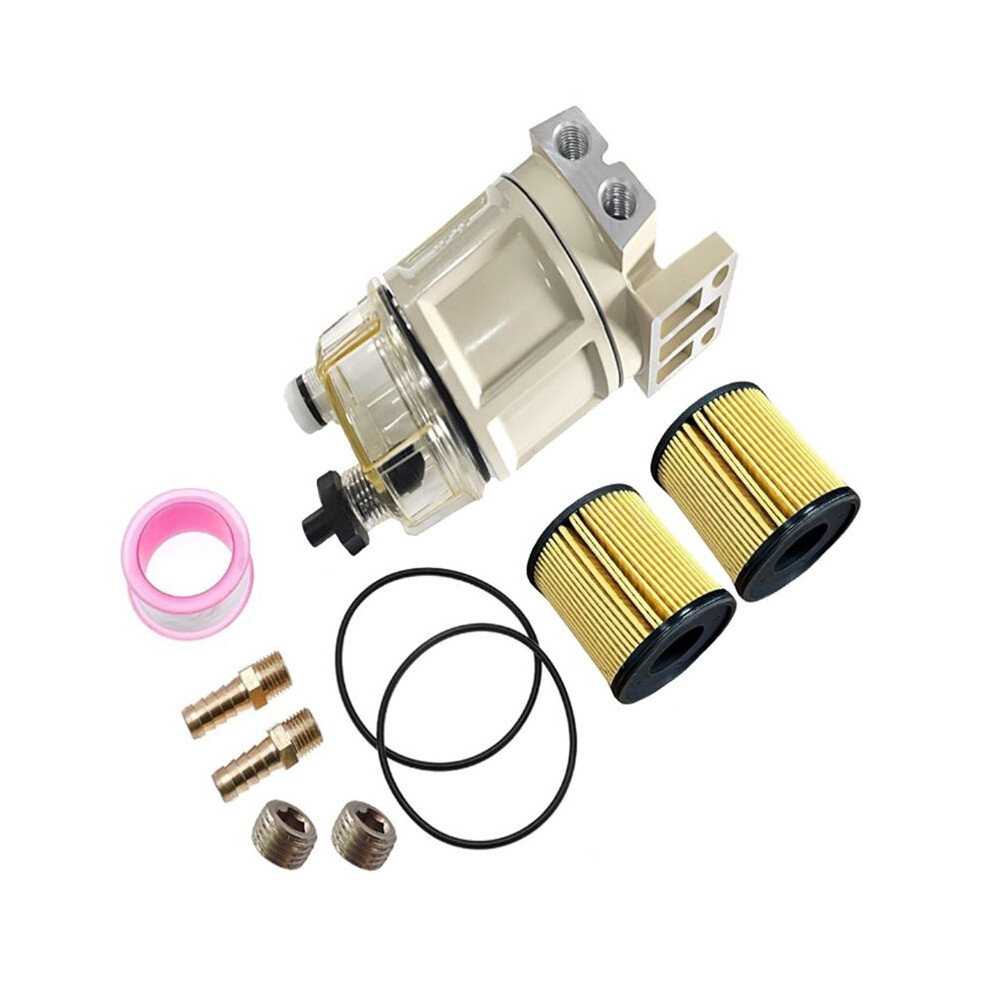 Upgrade R12h Fuel Water Separator Marine Removable Filter Cartridge Replaces S3240 120At Npt Zg1/4-19 Spin- Filter 6031075791535