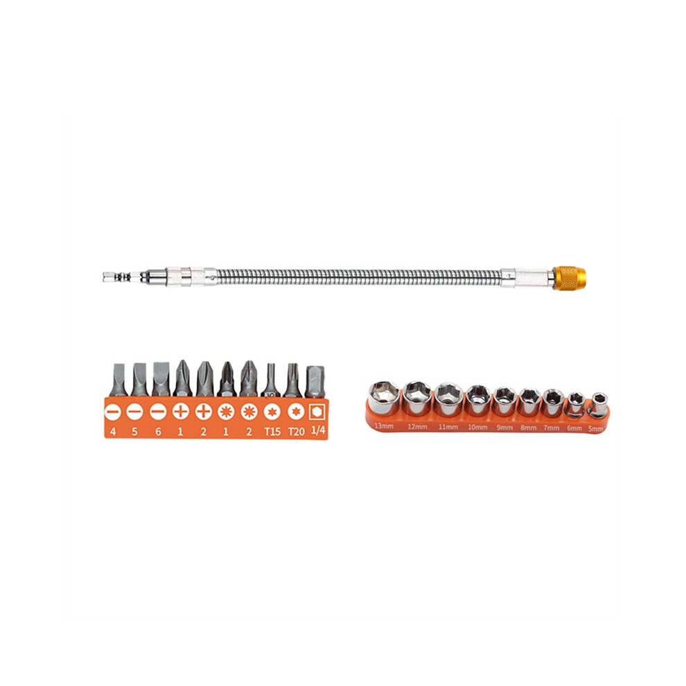Universal Flexible Shaft Electric Screwdriver Hand Drill Bending Bit Extension Socket Hexagon Extension Rod 4712527873888