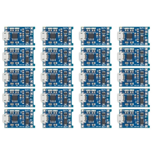 TP4056 +Protection Dual Functions 5V 1A Micro/Type-C USB 18650 Lithium Battery Charging Board Charger Module Micro USB