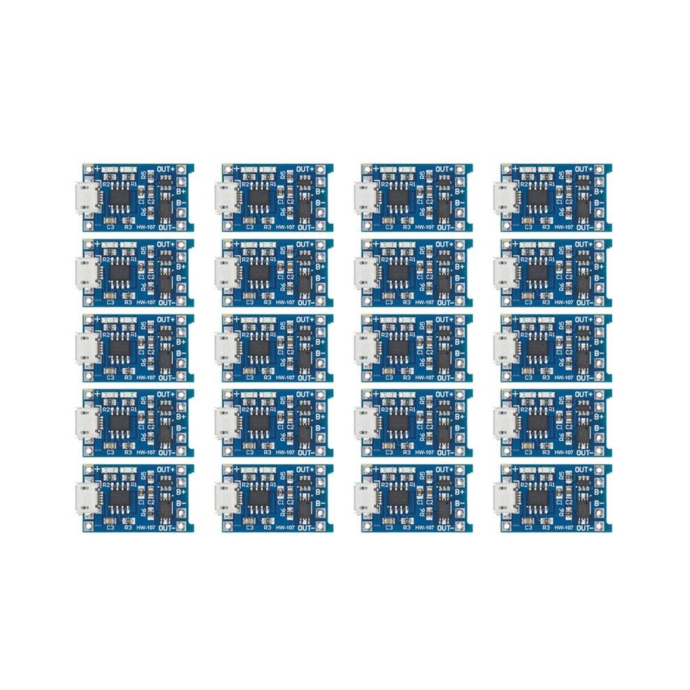 Photos - Other for Computer TP4056 +Protection Dual Functions 5V 1A Micro/Type-C USB 18650 Lithium Battery Charging Board Charger Module Micro USB