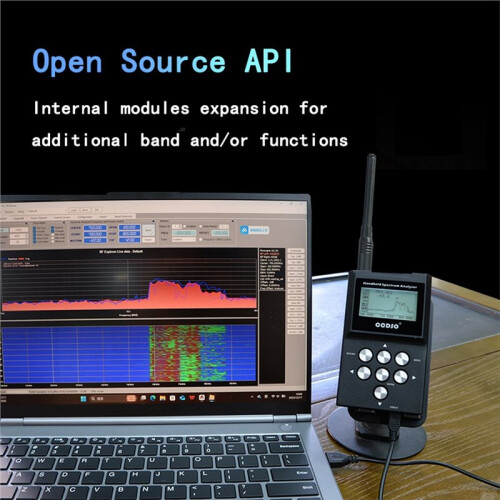 CCDSO Handheld Spectrum Analyzer RF Explorer Digital Spectrum Analyzer for Wireless Microphone Walkie-Talkie Speaker Test 1