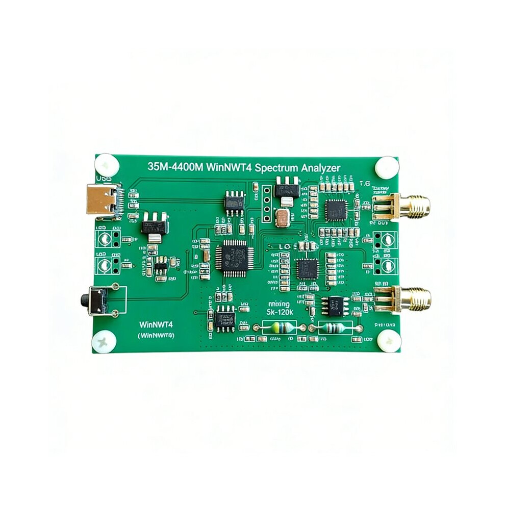 Usb Spectrum Analyzer 35Mhz-4400Mhz Spectrum Signal Source Winnwt4 Software For Rf Signal Testing Antenna Analysis 4712708508356