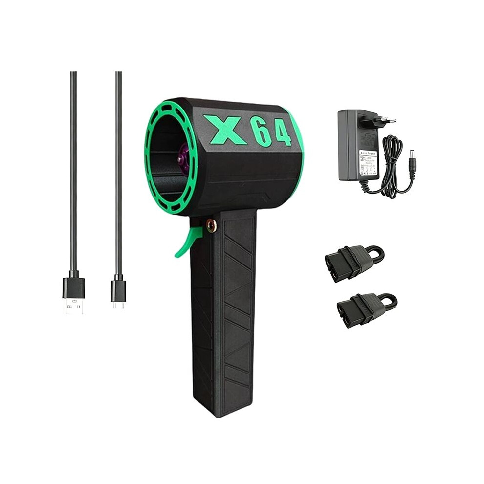 X64 Blower Handheld Turbo Jet Fan 64Mm Brushless Powerful 1400G Thrust 1000W Highpower Turbo Fan Car Air Blower Eu Plug 4711426186310