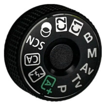 For 80D Camera Top Mode Function Dial Button Replacement Repair Part,Camera Accessories,Mode Dial, SLR Parts