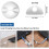 Desktop Cable Organizer, Data Cable Holder, Wire Clamp, 8 Pieces, Cable Clamp, Self-Adhesive Wire Rack, Wire Clamp White 2