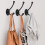 5 Pieces Wall Mounted Coat Hook Robe Hooks Cloth Hanger Coat Hanger Coat Hooks Rustic Hooks Key Hooks(Bronze) 7