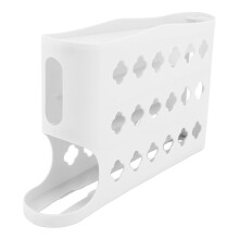 4-Tier-Eier-Organizer 30 Eier 18x33x7 cm Weiß
