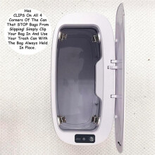 Poubelle Intelligente Automatique de 3,2 Gallons avec Capteur de Mouvement Sans Contact et Anti, Dans la Salle de Bain, Les Toilettes et la Cuisine