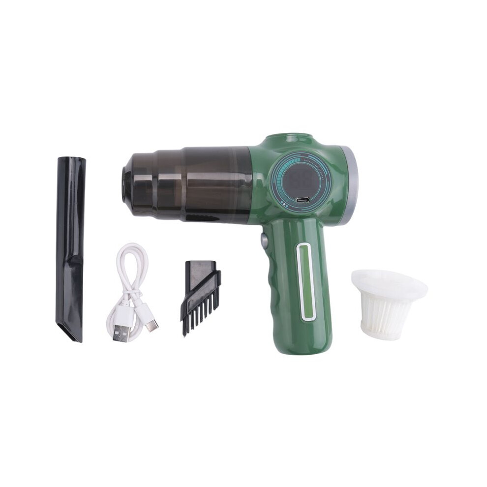 Wireless Car Vacuum Cleaner Portable Suction Automobile Handheld Dust Collector Machine Small Dust Blower- Green 6031982832130